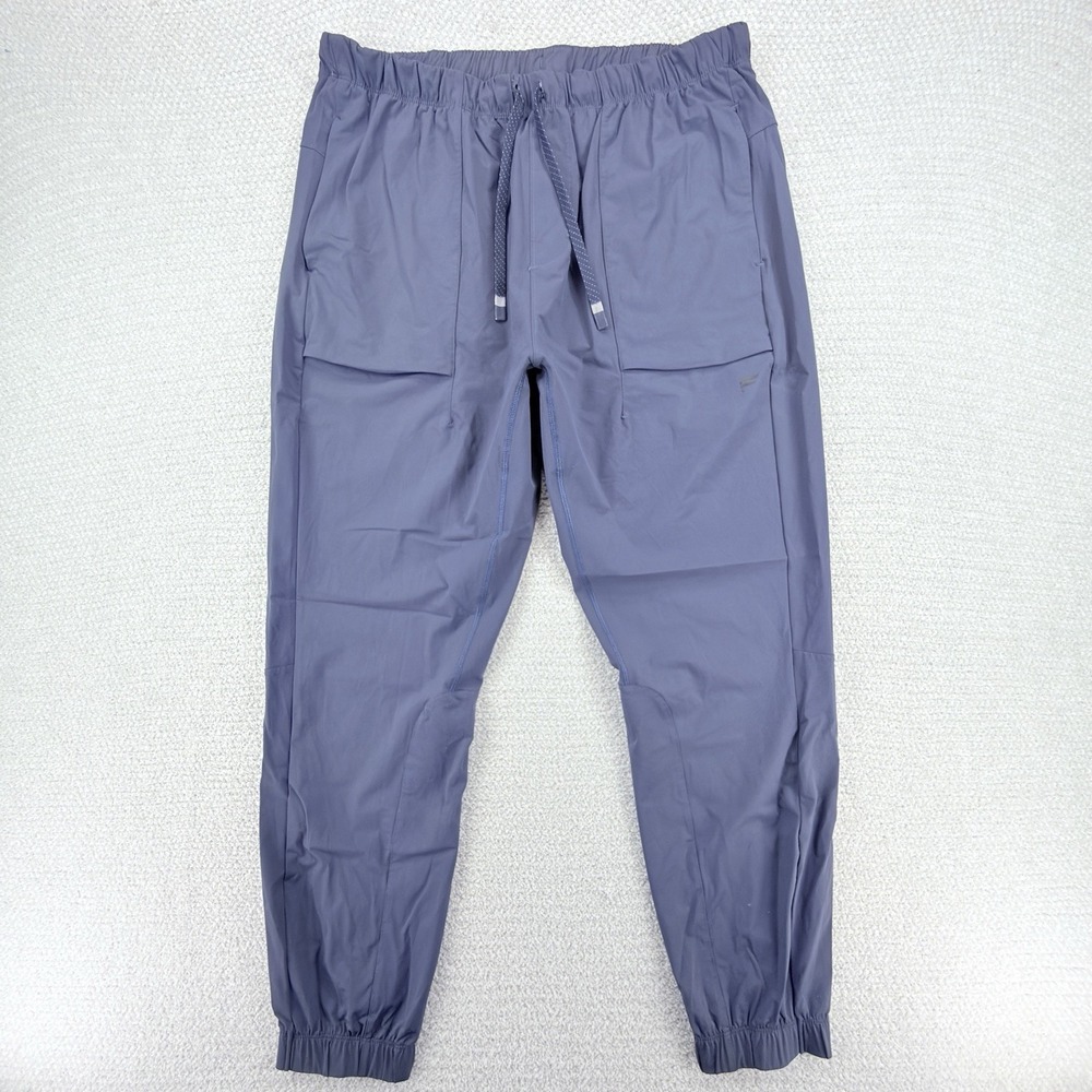 Fabletics The One Jogger Mens XL 35x29 Blue Stretch Nylon Performance Training